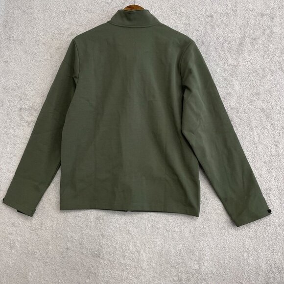 NWOT 32 Degrees Heat Men's M Olive Green Full-Zip Windbreaker Jacket - Picture 3 of 8